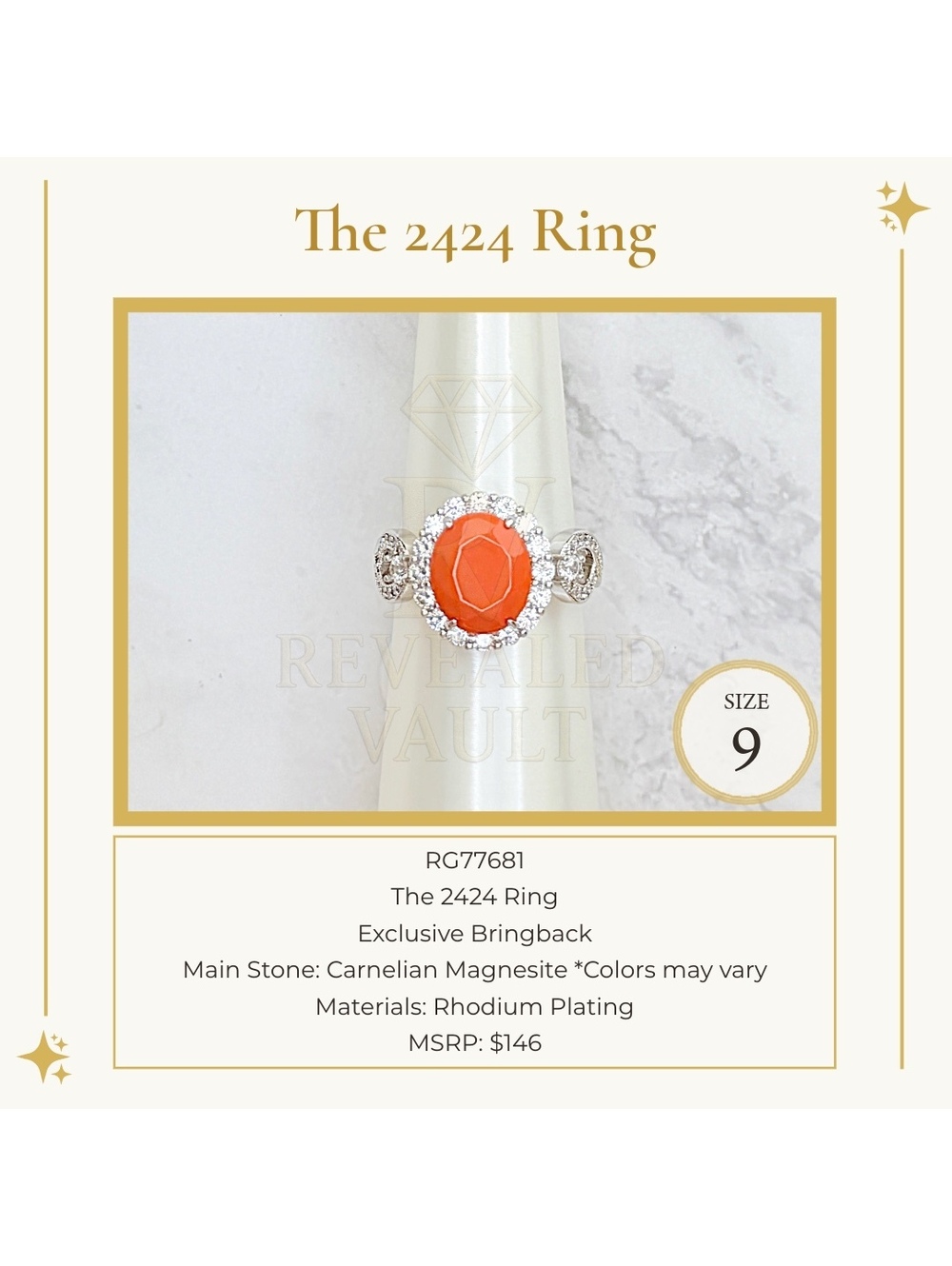 The 2424 Ring - Size 8 - OG